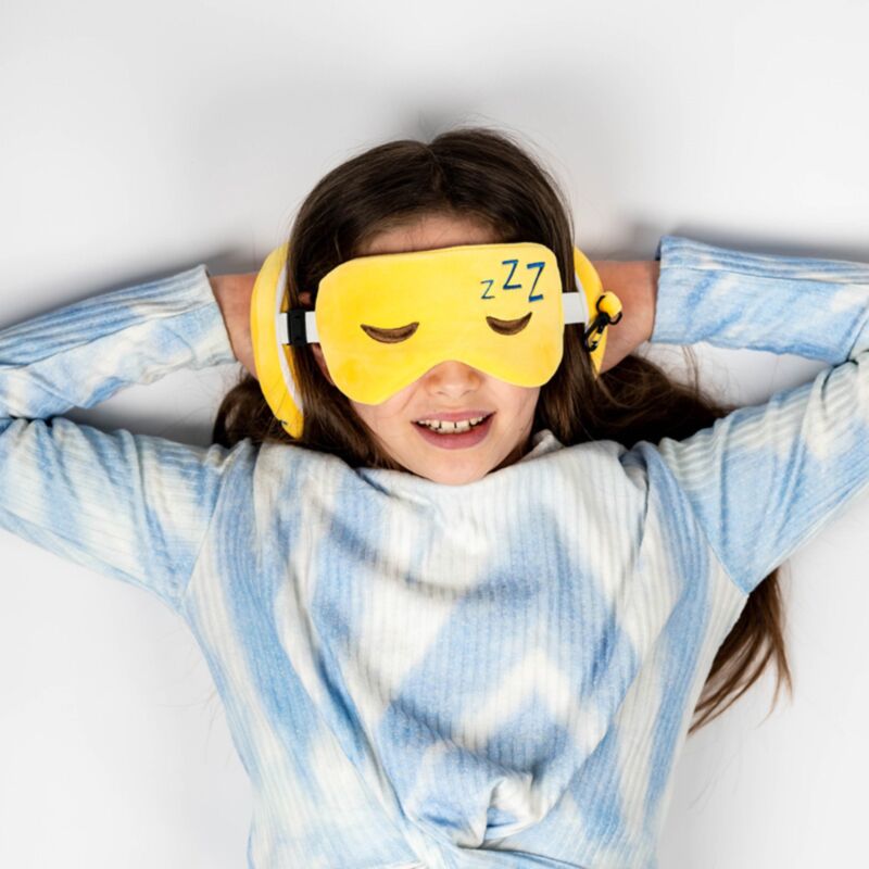 Relaxeazzz Snoozie die Schlafkopf-um-Reisekissen-Schlafmaske
