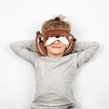 Relaxeazzz adoramals Henry der Otter runde Reisekissen-Schlafmaske