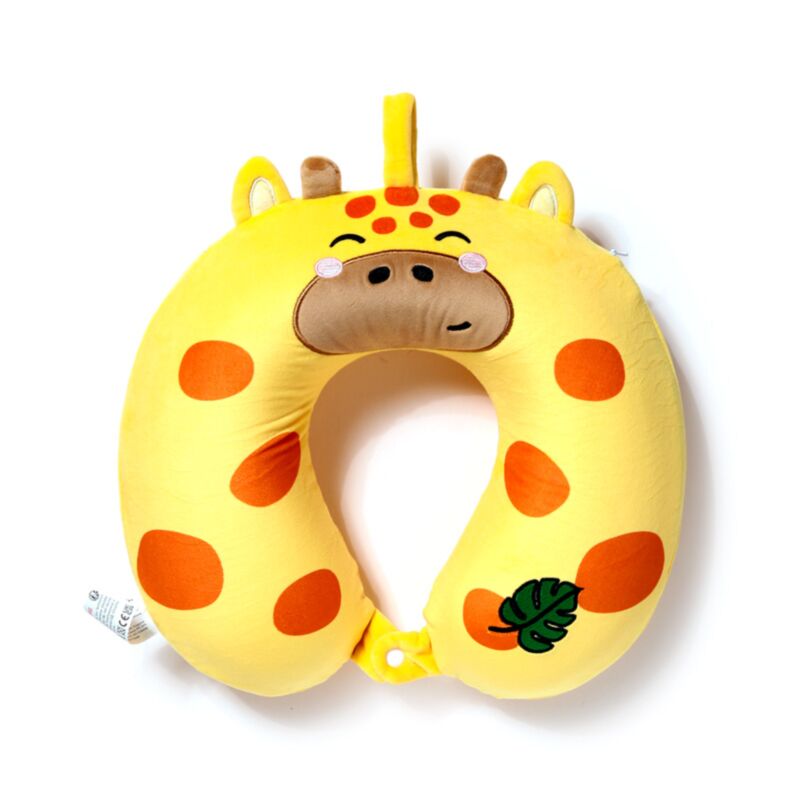 Relaxeazzz Raffi die Giraffe Adoramals Plüsch-Nackenkissen aus Memory-Schaum