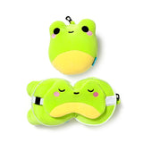 Relaxeazzz Silas der Frosch Adoramals Reisekissen-Schlafmaske