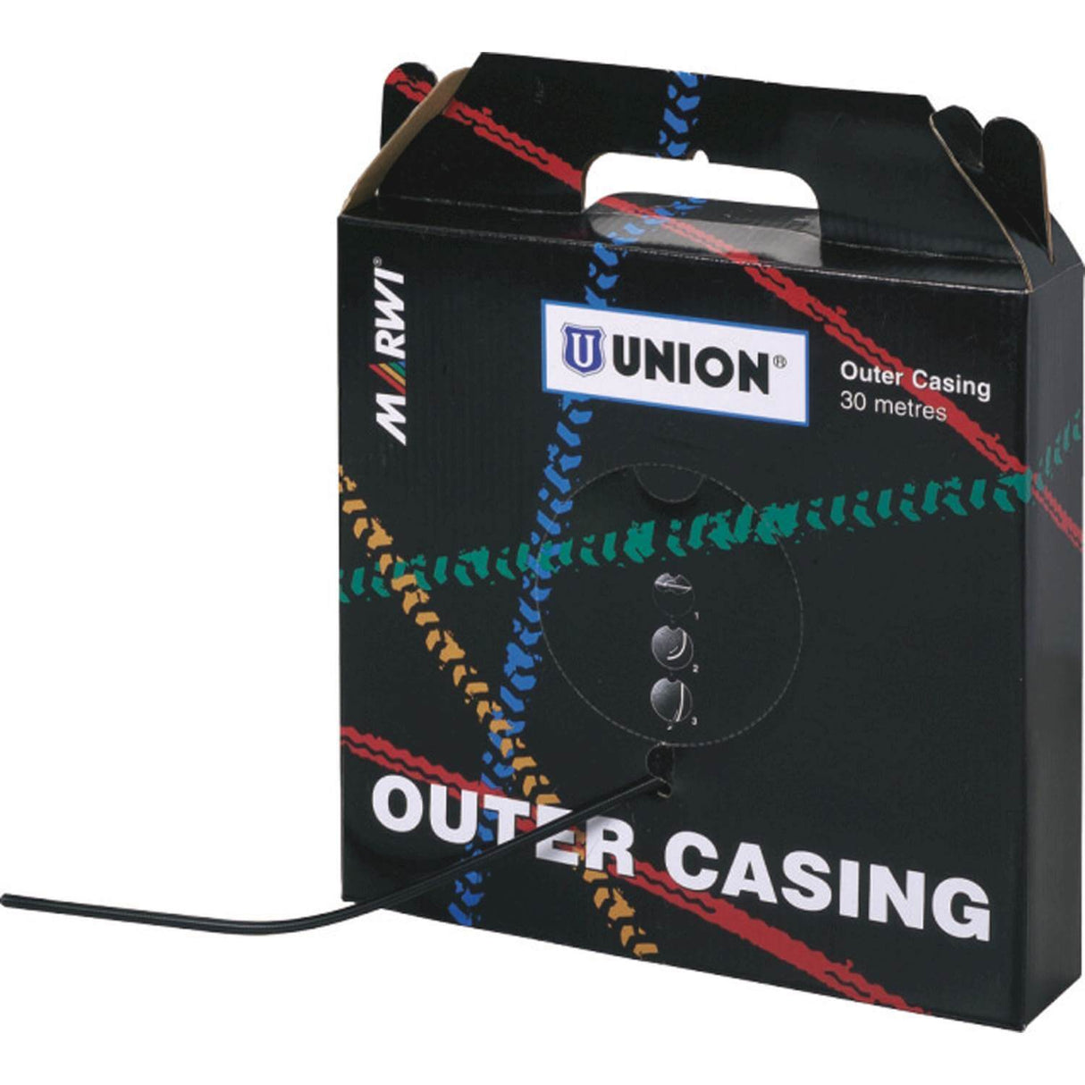 Marwi Union Rem Buitenkabel5mm Black Roll (30m)