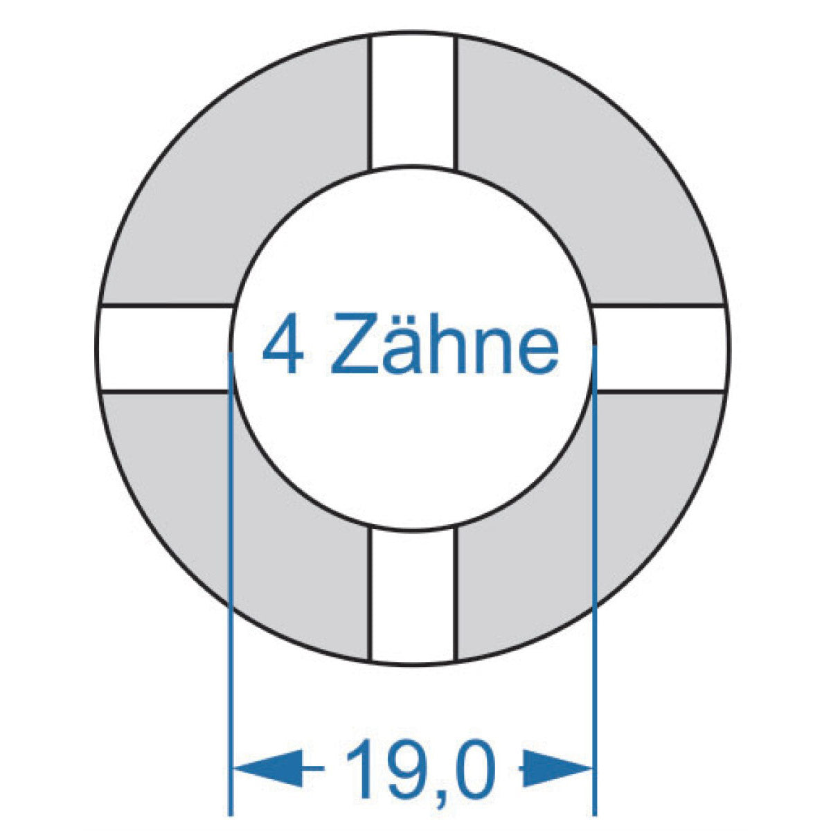 Cycplus Zyklenwerkzeug Power.Tool 2-seitig T4 29,5 T4 19,0