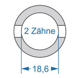Cycplus Zyklenwerkzeug Power.Tool 2-seitig T2 18,6 T4 19,2