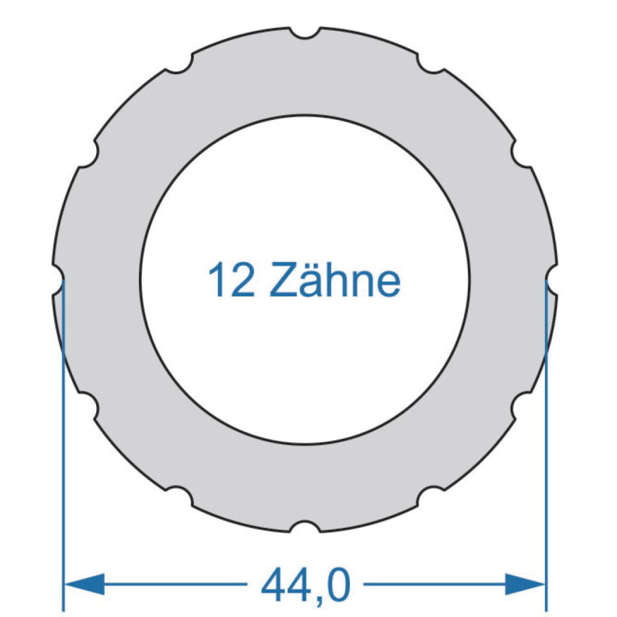 Cycplus Zyklenwerkzeug Power.Tool 1-seitig T12 44,0