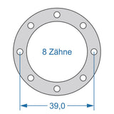 Cycplus Zyklenwerkzeug Power.Tool 1-seitig T8 39,0