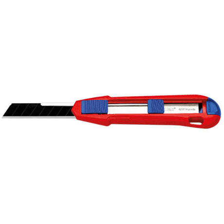 Knipex Cutix Universalmesser Teppichmesser (rot blau, inkl. 2 Messerklingen)