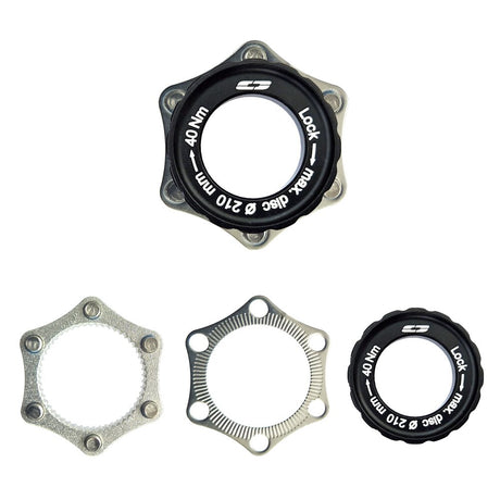 Cyclotech, cyclotech cyclotech adapter centerlock naar 6 gaats, thru axle