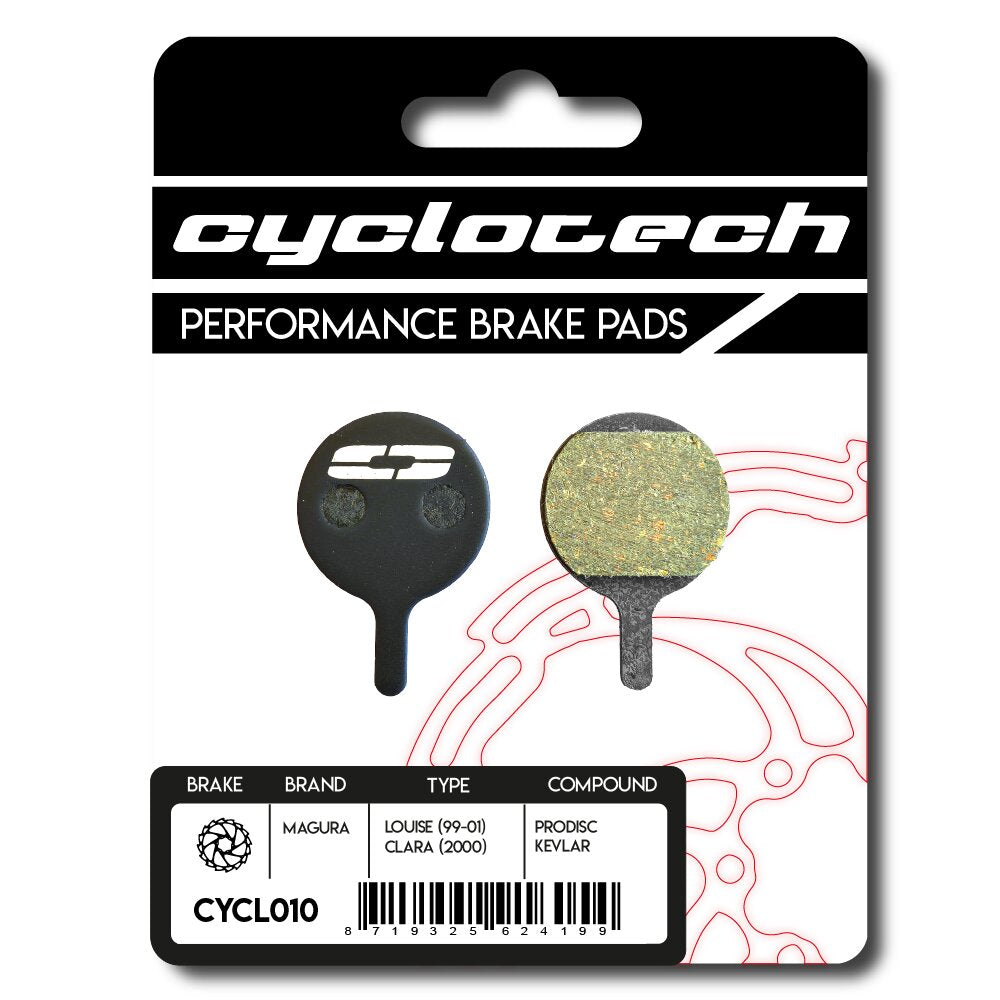 Cyclo tech schijfremblok prodisc kevlar magura louise clara