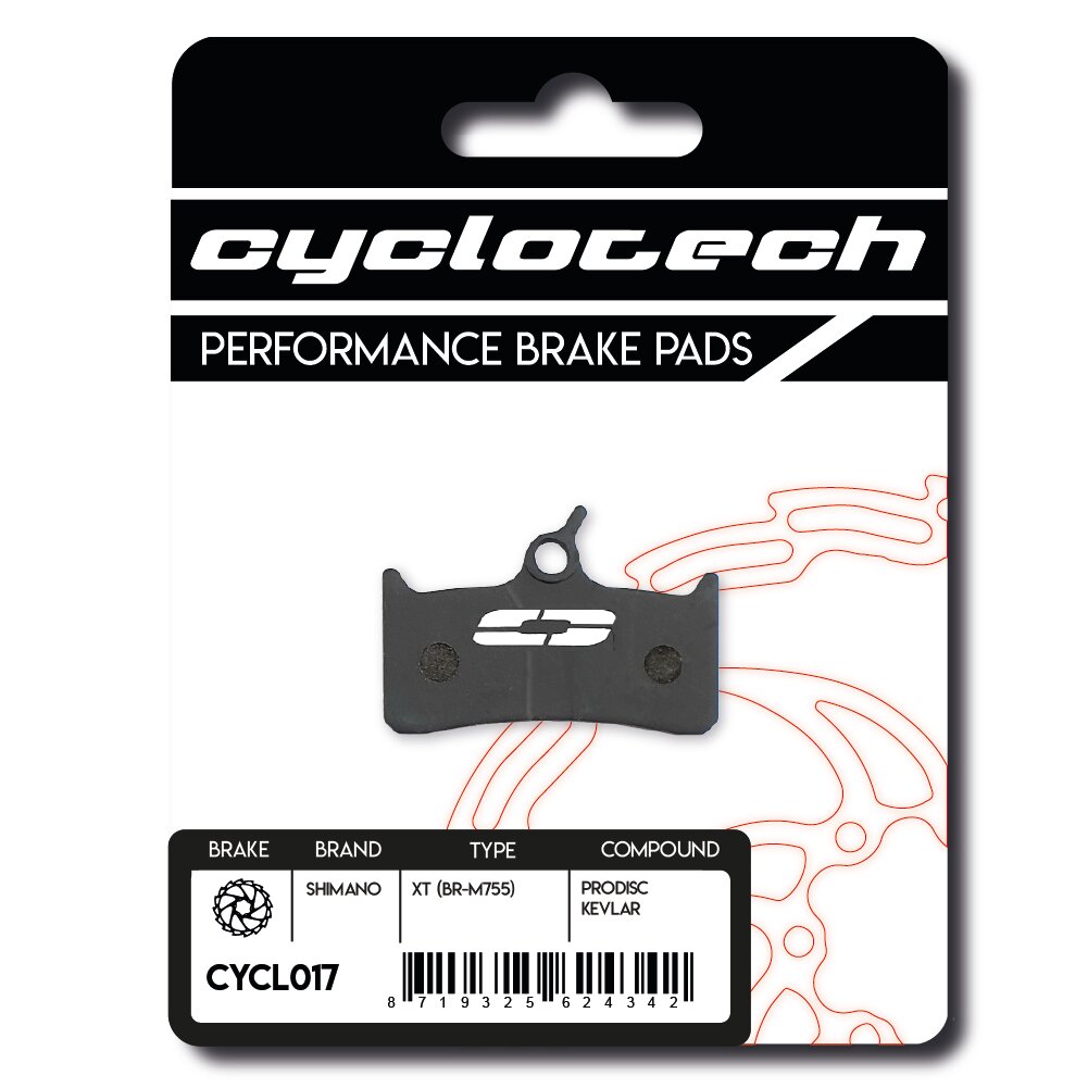 Cyclo tech schijfremblok prodisc kevlar shimano deore xt