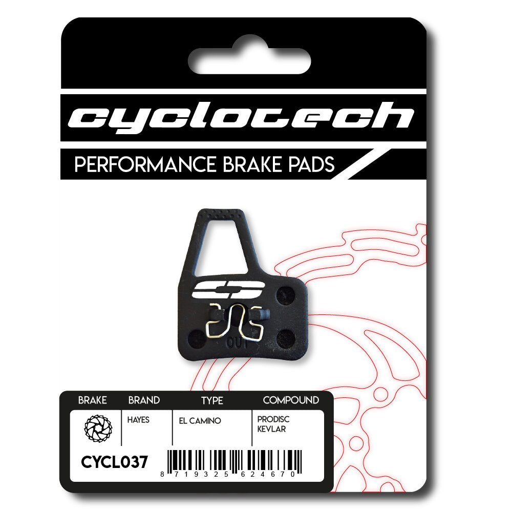 Cyclo tech schijfremblok prodisc kevlar hayes el camino