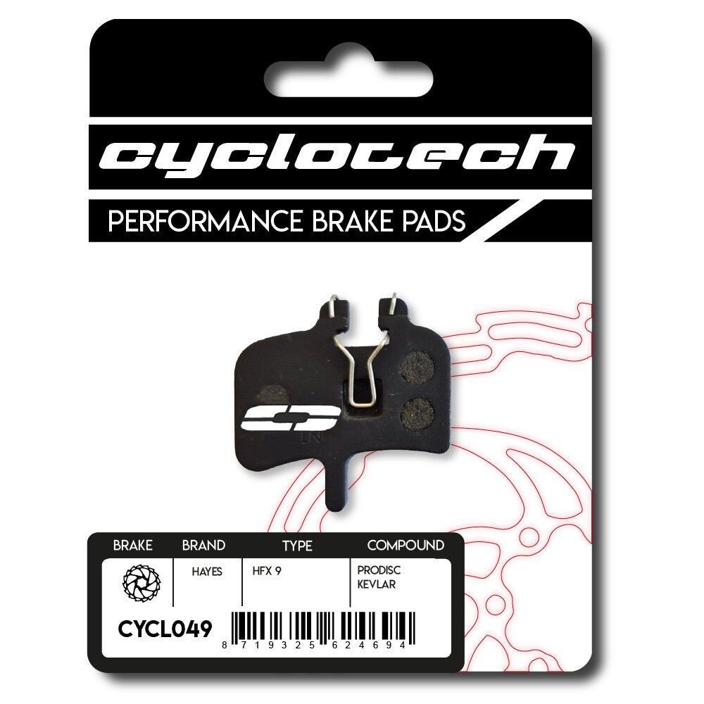 Cyclo tech schijfremblok prodisc kevlar hayes hfx