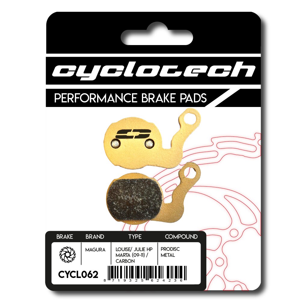Cyclo tech schijfremblok prodisc metal magura louise
