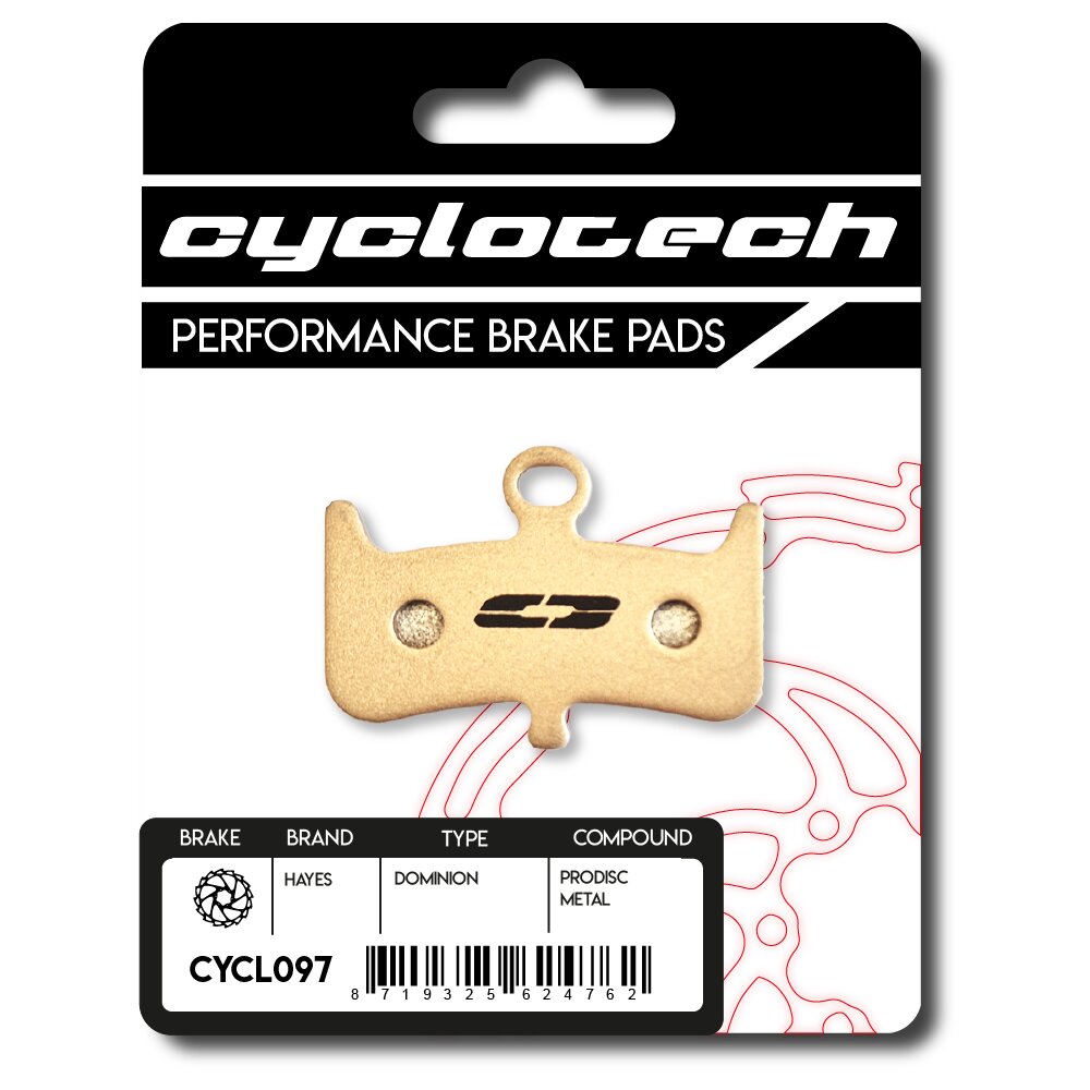 Cyclo tech schijfremblok prodisc metal hayes dominion