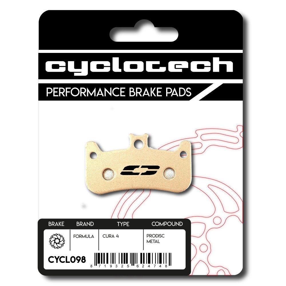 Cyclo tech schijfremblok prodisc metal formula cura