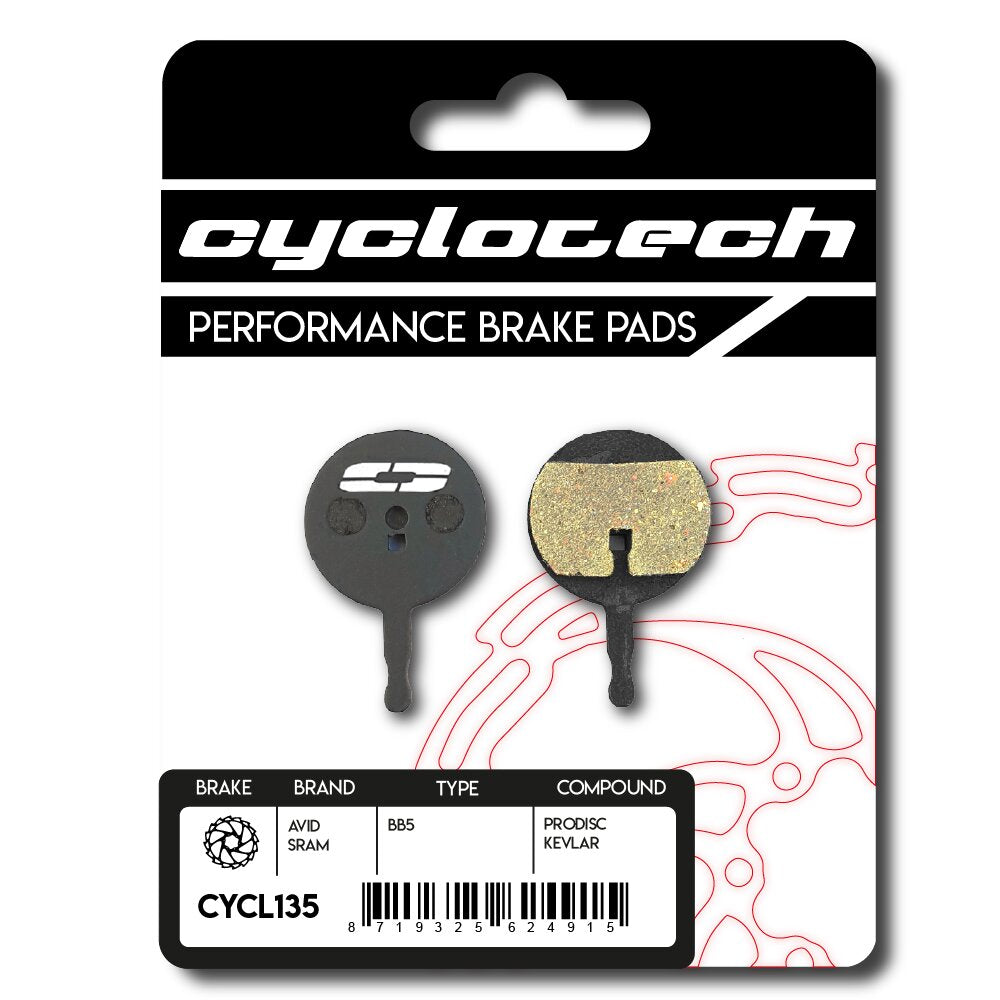 Cyclo tech schijfremblok prodisc kevlar avid bb5