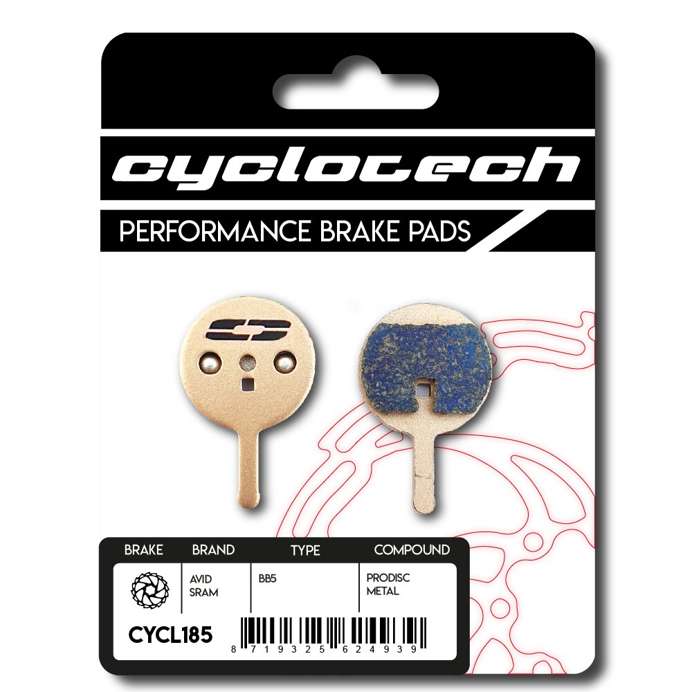 Cyclo tech schijfremblok prodisc metal avid bb5