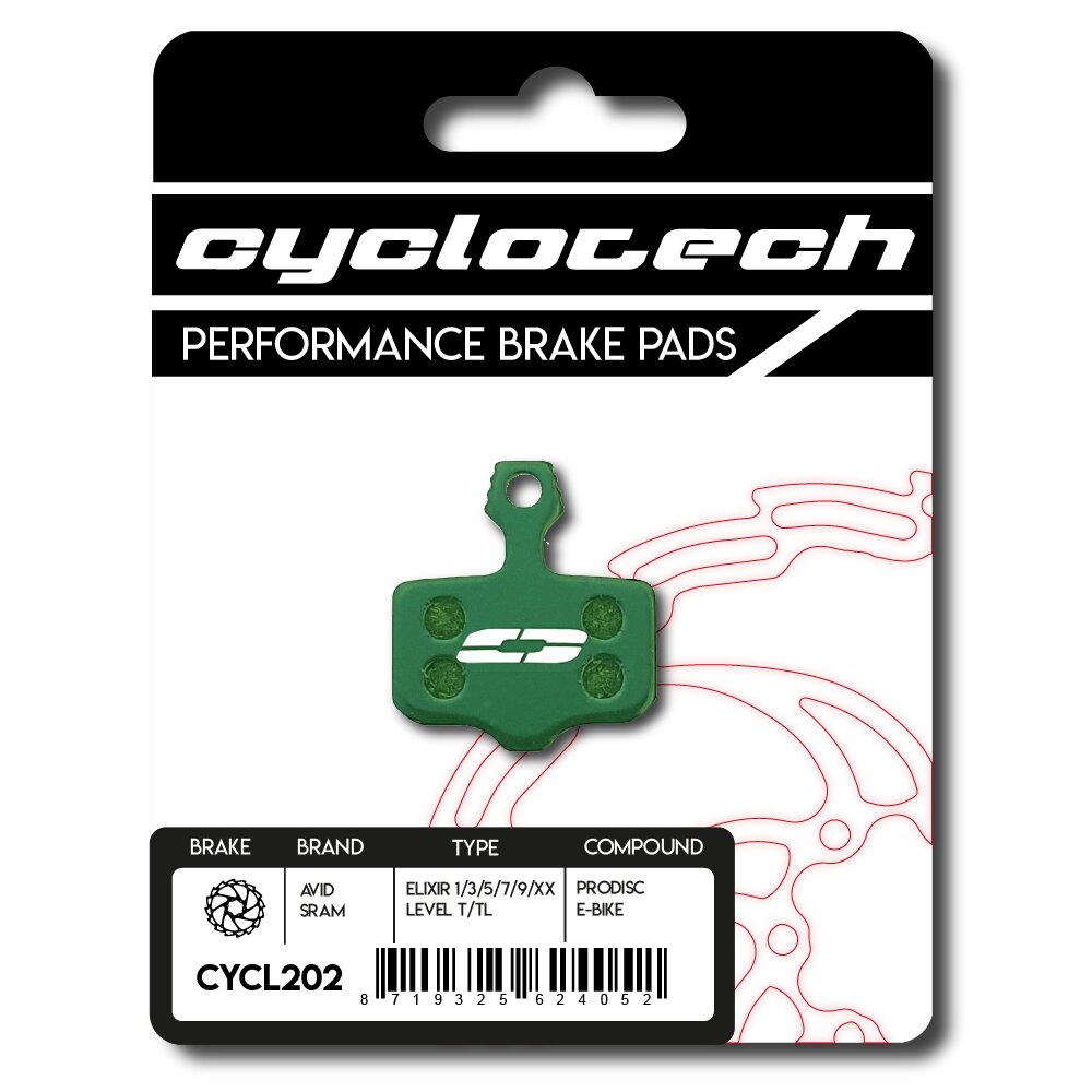 Cyclo tech schijfremblok prodisc e-bike sram red