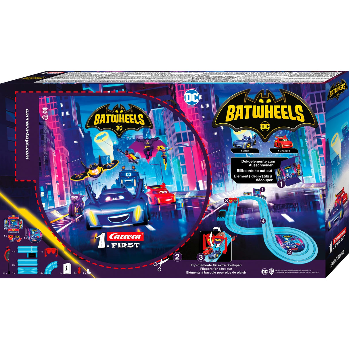 Carrera First Batwheels bereit zu rollen