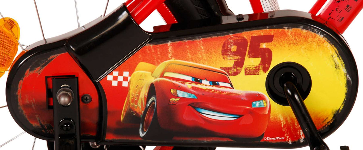 Disney Cars barnesykkel - gutter - 14 tommer - rød