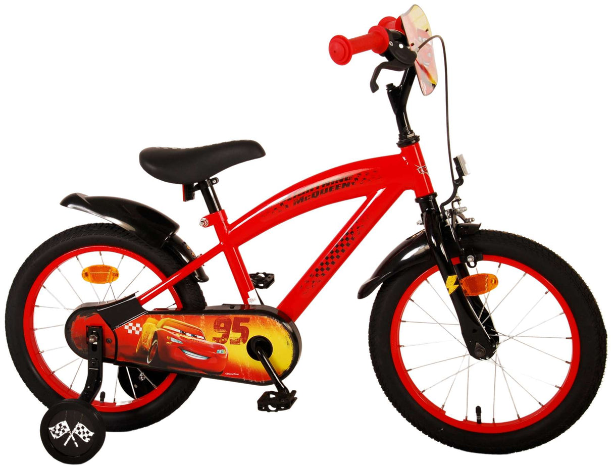 Disney Cars Children's Bike - Drenge - 16 tommer - rød