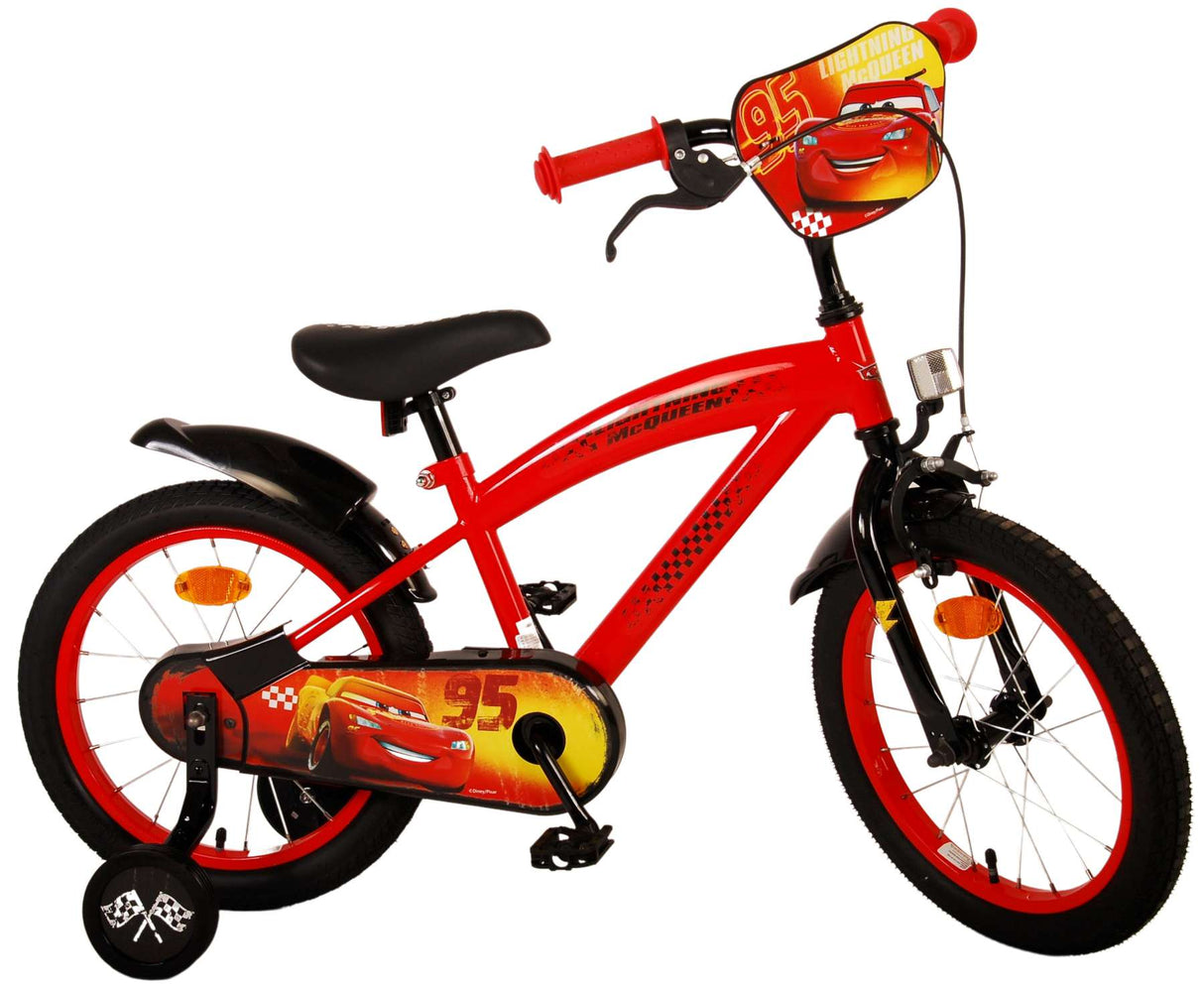 Disney Cars Children's Bike - pojkar - 16 tum - röd