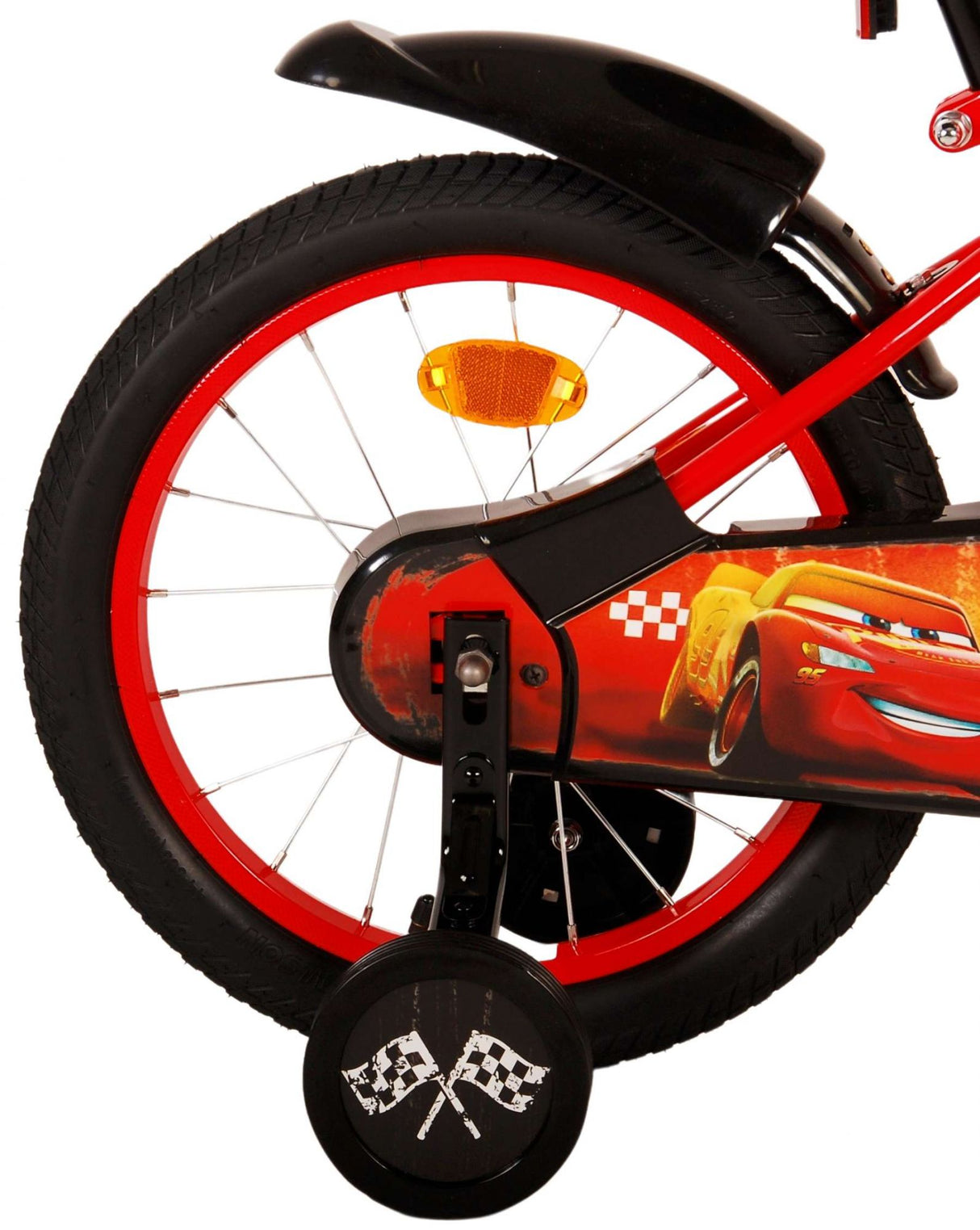 Bike infantil de Disney Cars - Niños - 16 pulgadas - Rojo