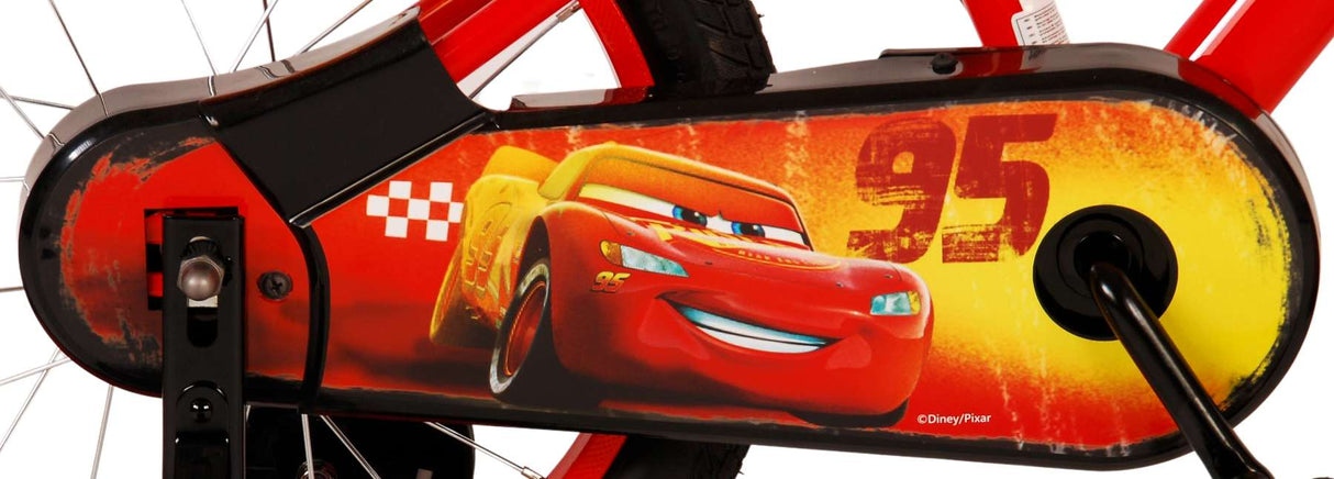 Disney Cars barnesykkel - gutter - 16 tommer - rød