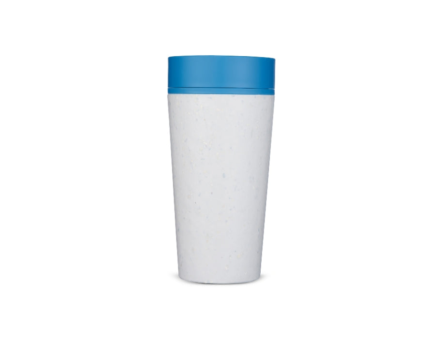 Circular Co. Kaffeetasse - runde Tasse - graublau - 340 ml