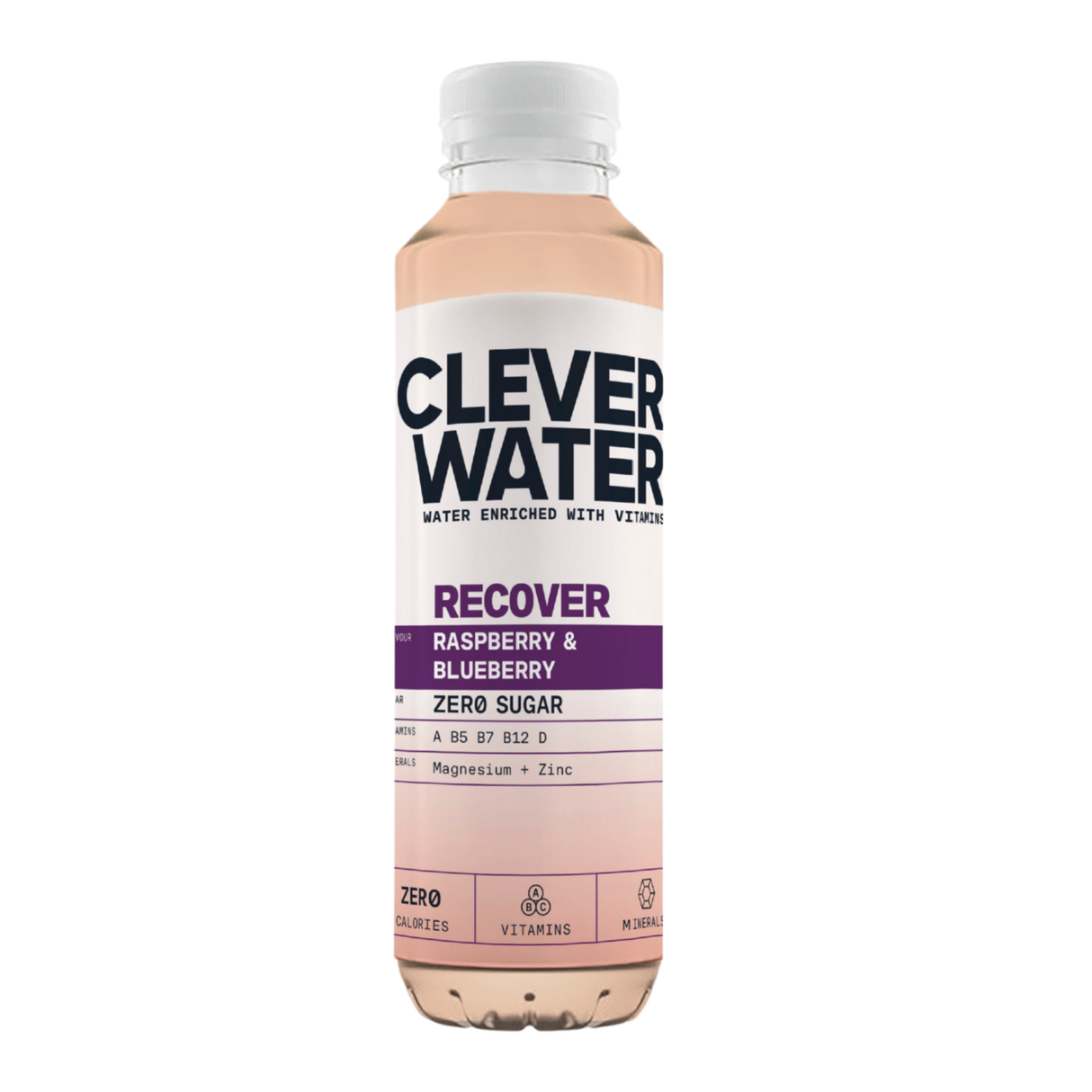Clever water recover raspberry blueberry (12x 500 ml)