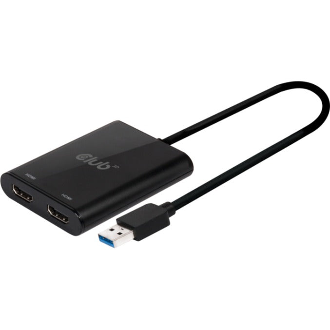 Club 3D USB 3.2 Gen1 Typ A bis HDMI Dual Monitor 4K 60Hz