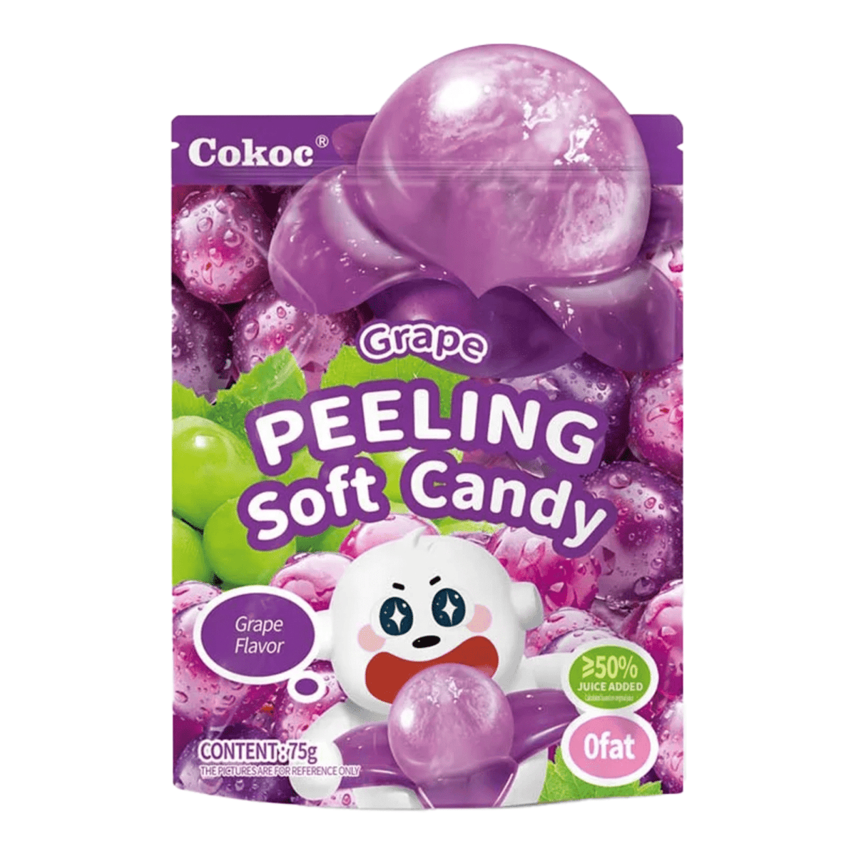 Cokoc Peeling Soft Candy Grape (50x 75gr)