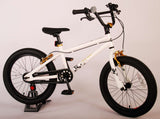 Volare Cool Rider KinderFiets - Boys - 18 pouces - blanc - 95% assemblé - collection Prime