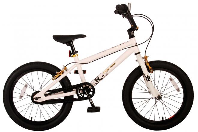 Volare Cool Rider KinderFiets - Boys - 18 pouces - blanc - 95% assemblé - collection Prime