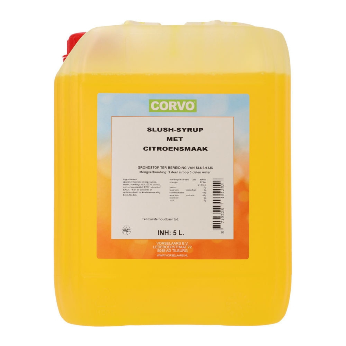 Corvo slush siroop citroen (5 liter)