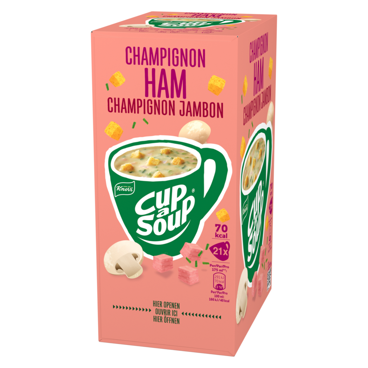 Cup-a-Suppe Knorr-Pilz-Schinken (21x 175ml)