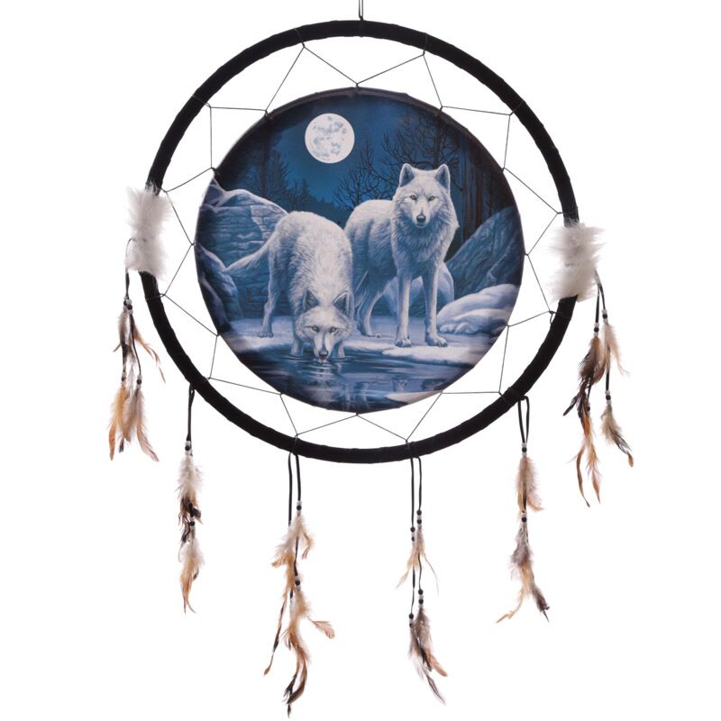 Lisa Parker Winterwolf-Traumfänger 60 cm