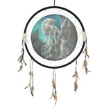 Lisa Parker Spirit Wolf Traumfänger 60 cm