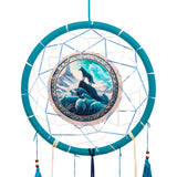 Traumfänger „Geist des Wolfsrudels“, 33 cm