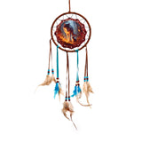 Feen-Traum-Wolfsjunges-Traumfänger 16 cm