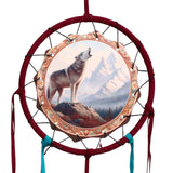 Bergwolf-Traumfänger 16cm