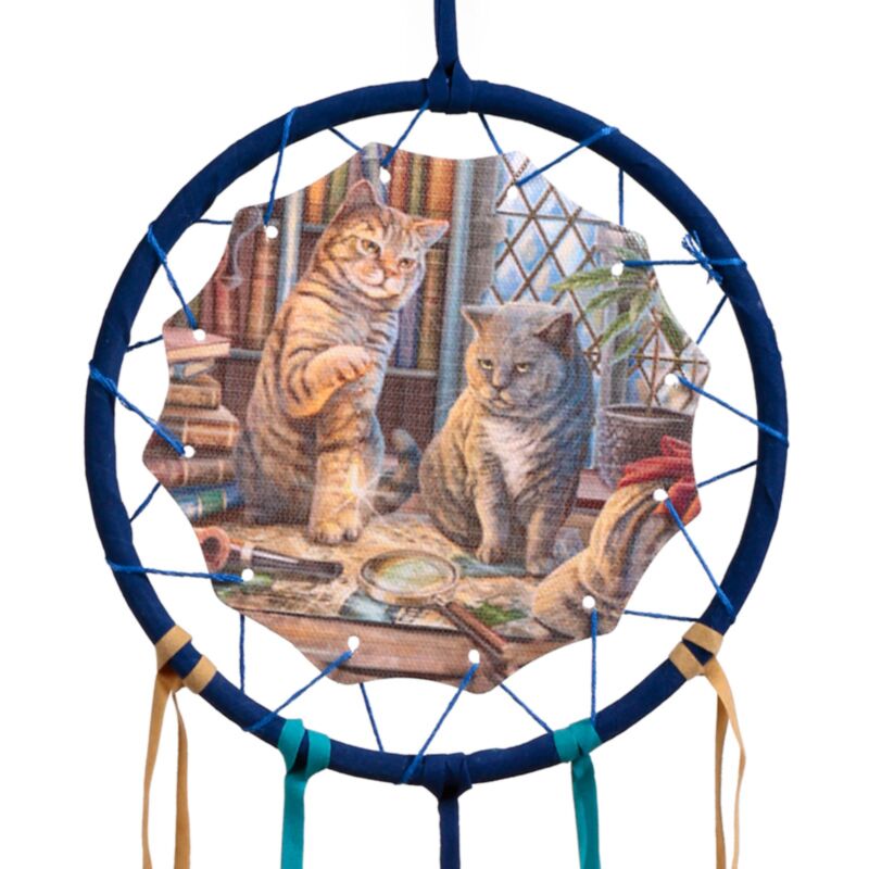 Lisa Parker Schnurrlock-Holmes-Katze-Traumfänger 16 cm