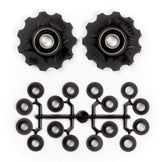 Umwerferräder 11 Zähne 7-11 V schwarze 2 Teile