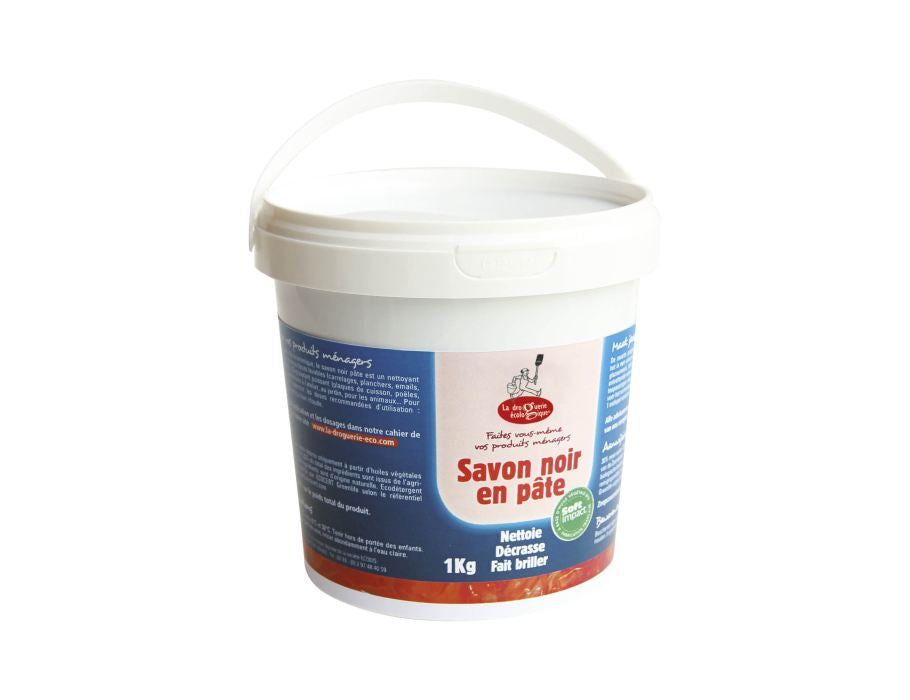 La droguerie écologique grüne schwarze Seife – Paste – 1 kg