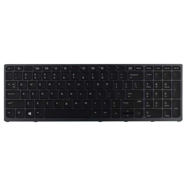HP Laptop-Tastatur Azerty Be + Hintergrundbeleuchtung