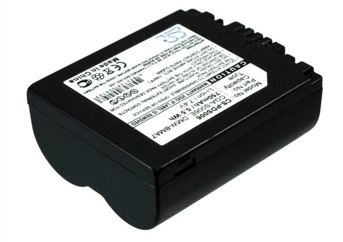 Blu-Basic Digital Camera Battery 7.4V 750mAh Li-ion pour Panasonic