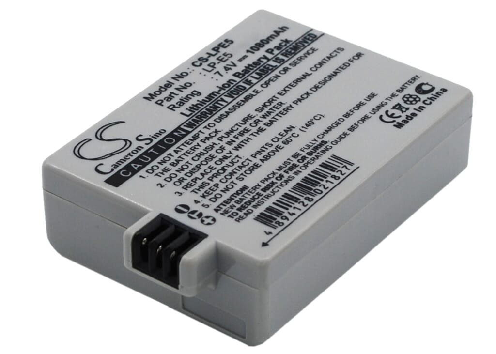 Blu-Basic Digitalkamera-Akku 7,4 V 1080 mAh Li-Ion für Canon