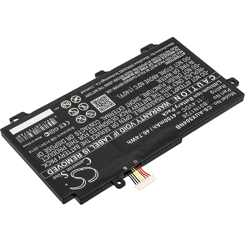 Batterie d'ordinateur portable de remplacement 4100mAh