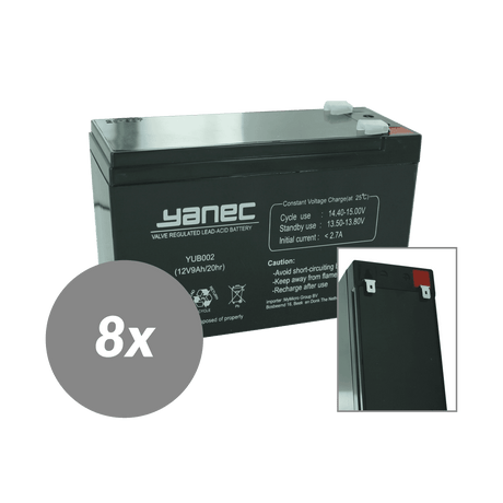 Yanec USV-Batterie-Ersatzset RBC27 (ohne Kabel)