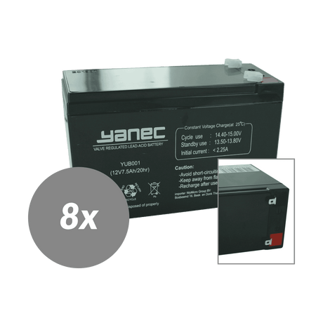 Yanec USV-Batterie-Ersatzset RBC26 (ohne Kabel)