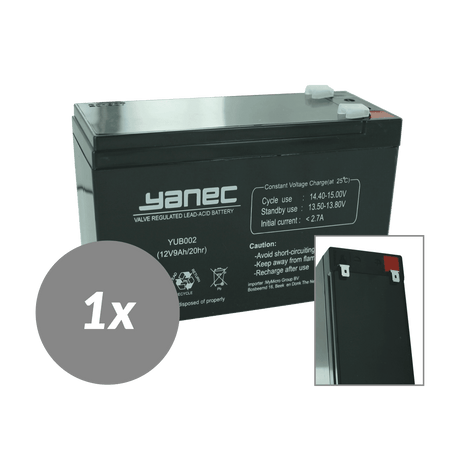 Yanec USV-Batterie-Ersatzset RBC158 (ohne Kabel)